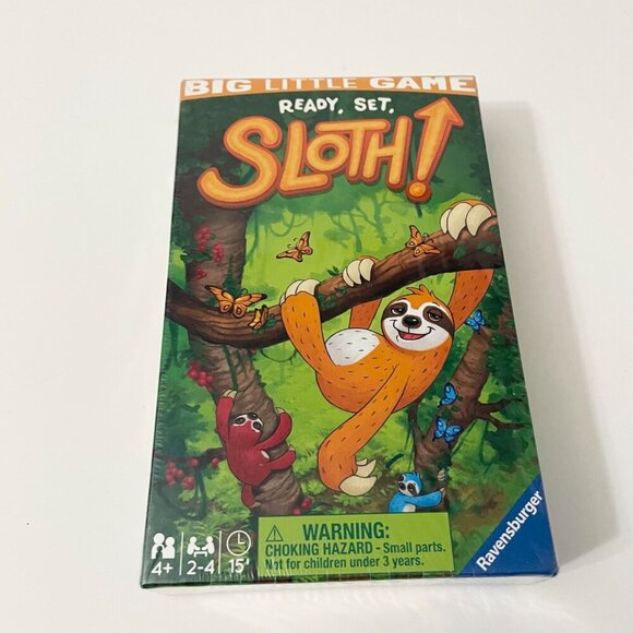 Ravensburger Ready Set Sloth Big Little Game Card Game Sealed - Picture 1 of 10
